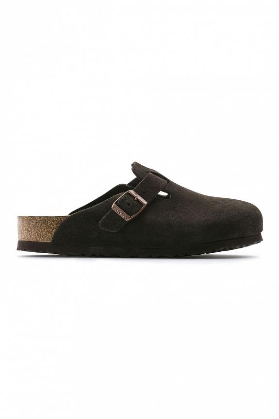Birkenstock Boston Suede Leather Mocha